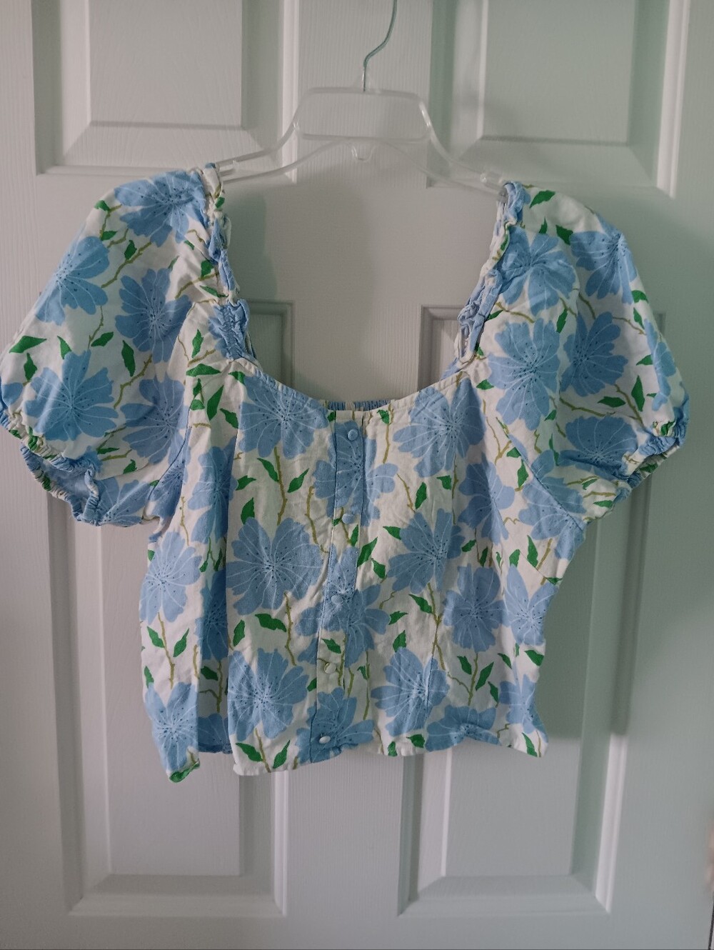 Who What Wear Linen-Blend Top Size XL